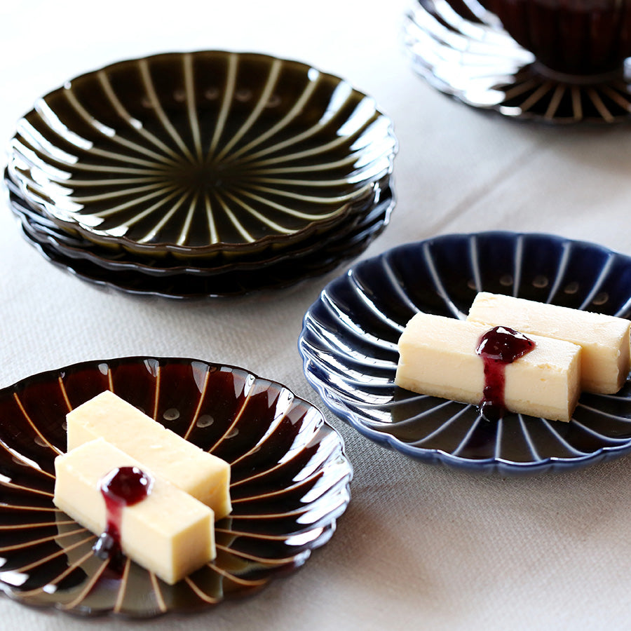 和食器 焼〆 南蛮皿 大皿 在銘 共箱 N 8740A 和食器 焼〆 南蛮皿 大皿