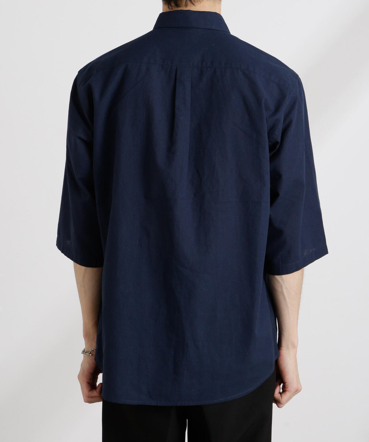 クールマックス リネン レギュラーカラー 7分袖