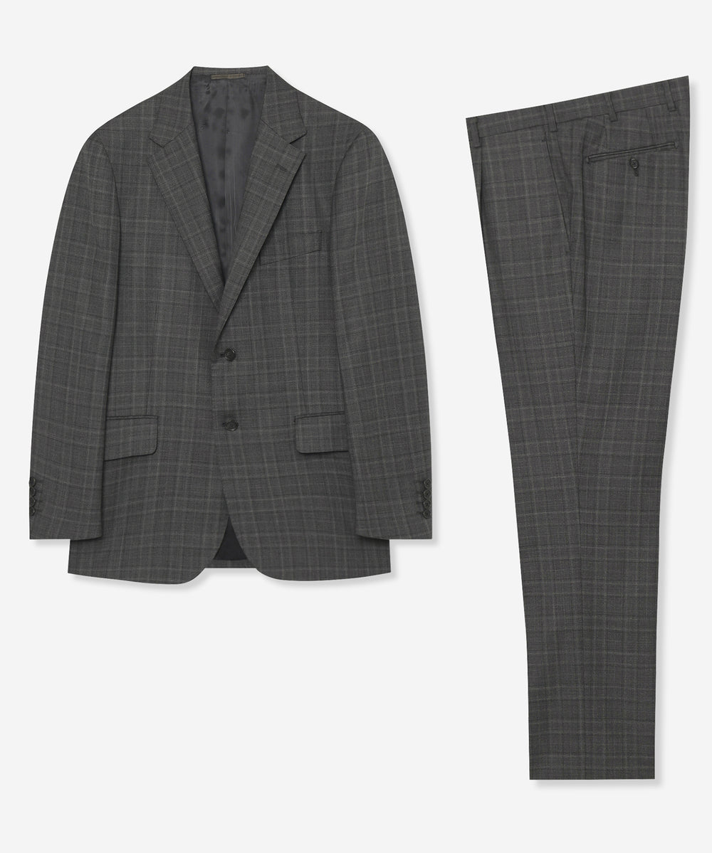 OX BRIDGE】【DORMEUIL/ドーメル】コンビネーションチェックスーツ