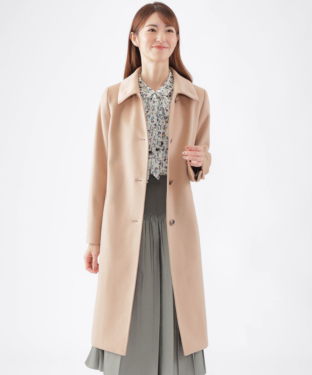 ウールカシミヤビーバーステンカラーコート(コート)｜TRANS WORK