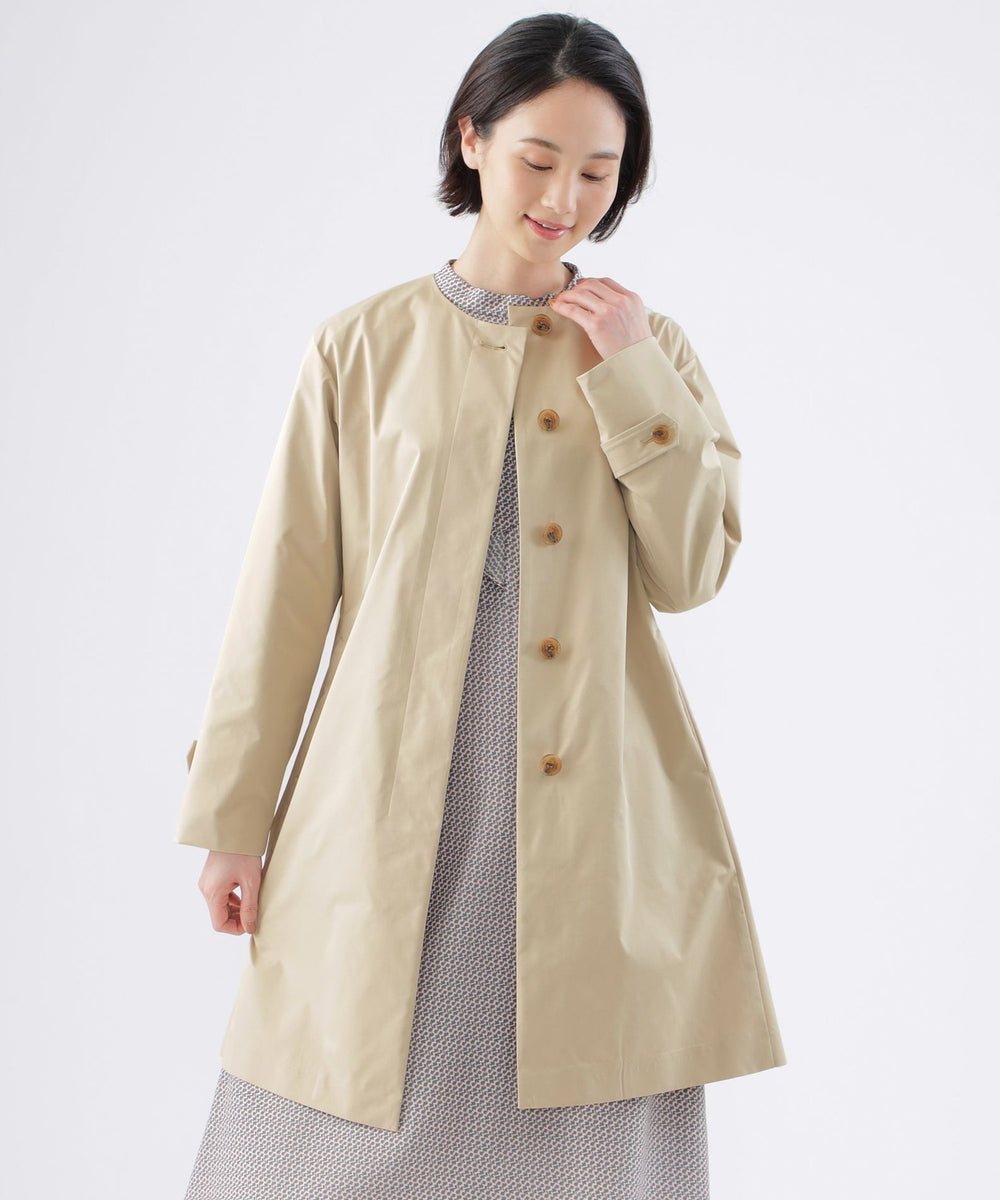 L】【はっ水】【ウォッシャブル】ファンクションツイルノーカラー