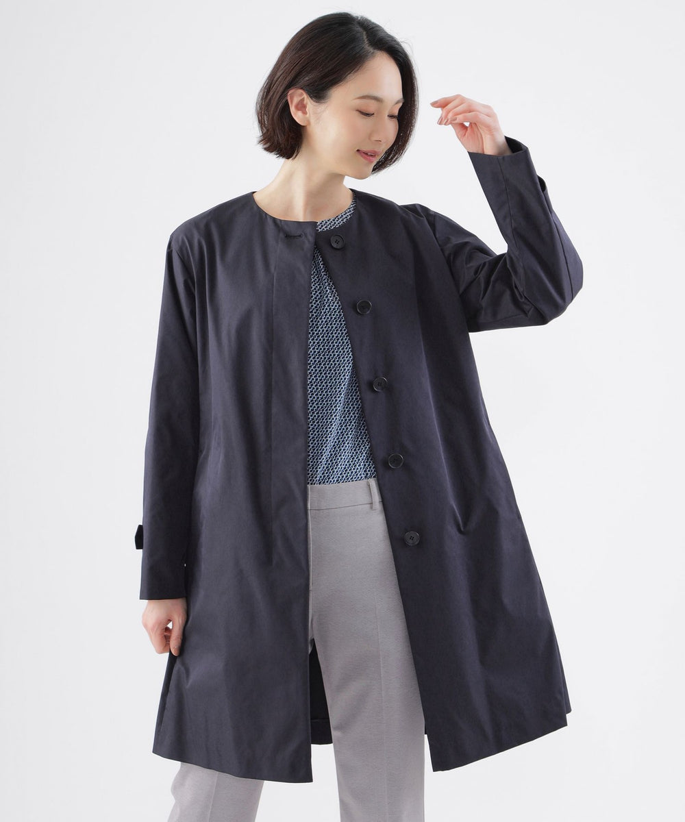 L】【はっ水】【ウォッシャブル】ファンクションツイルノーカラー