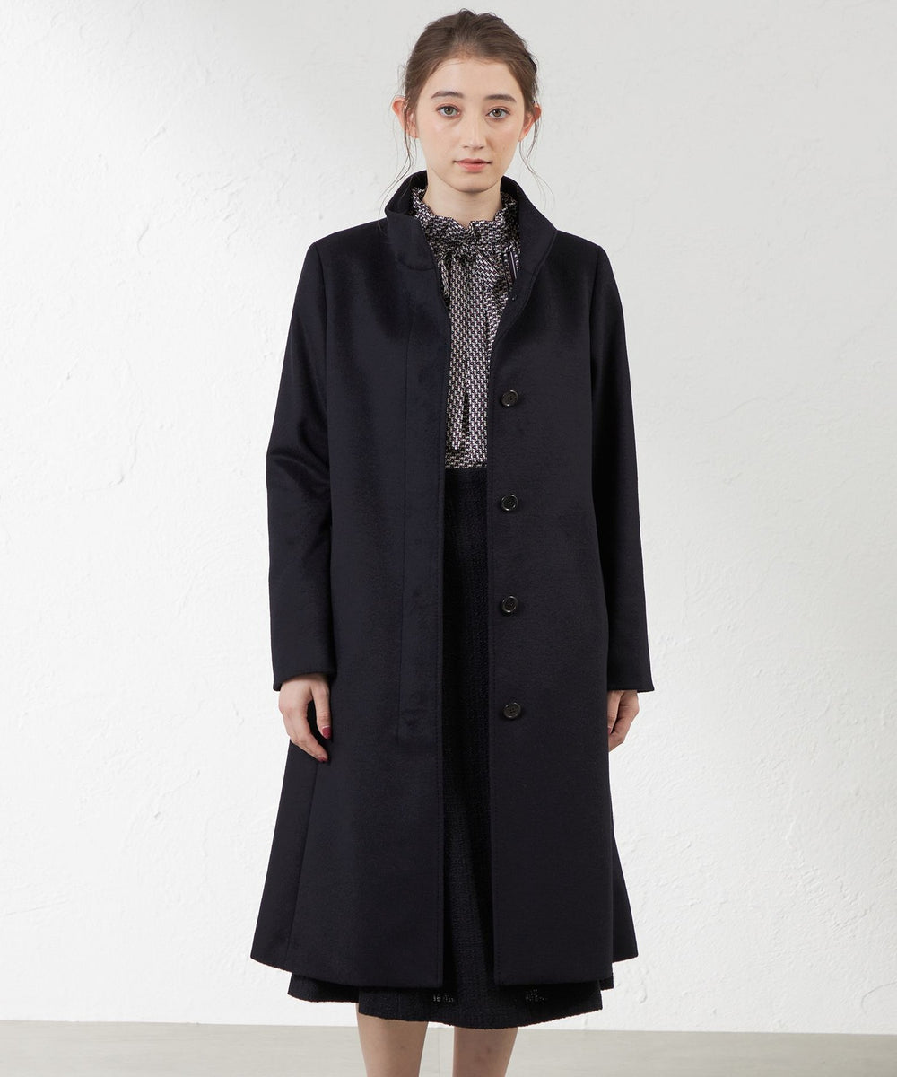ピュアカシミヤスタンドカラーコート(コート)｜AMACA(アマカ)の
