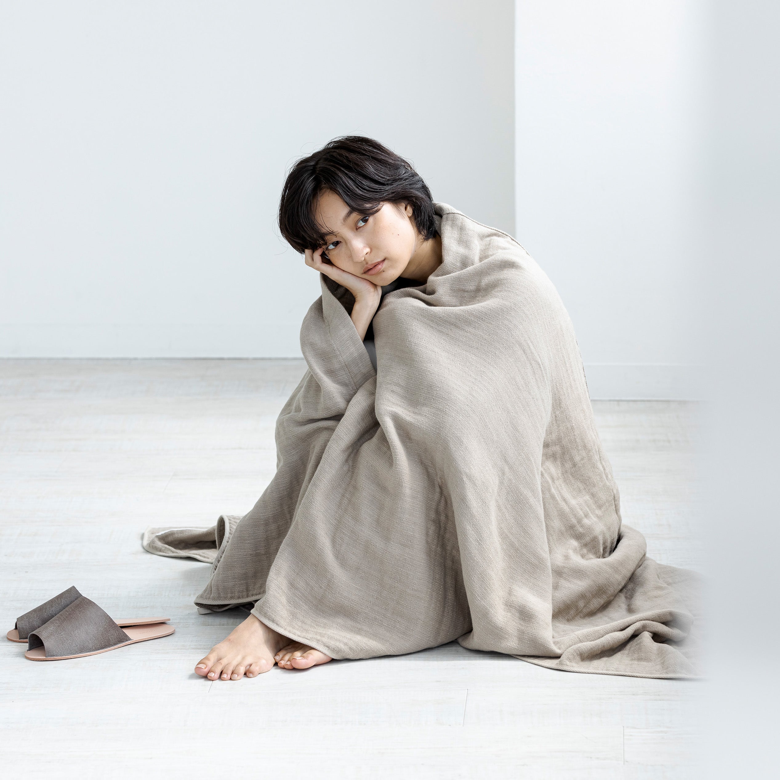 タオルのオーダーソーイング 2.5-PLY GAUZE〈バスタオル x2〉- SHINTO