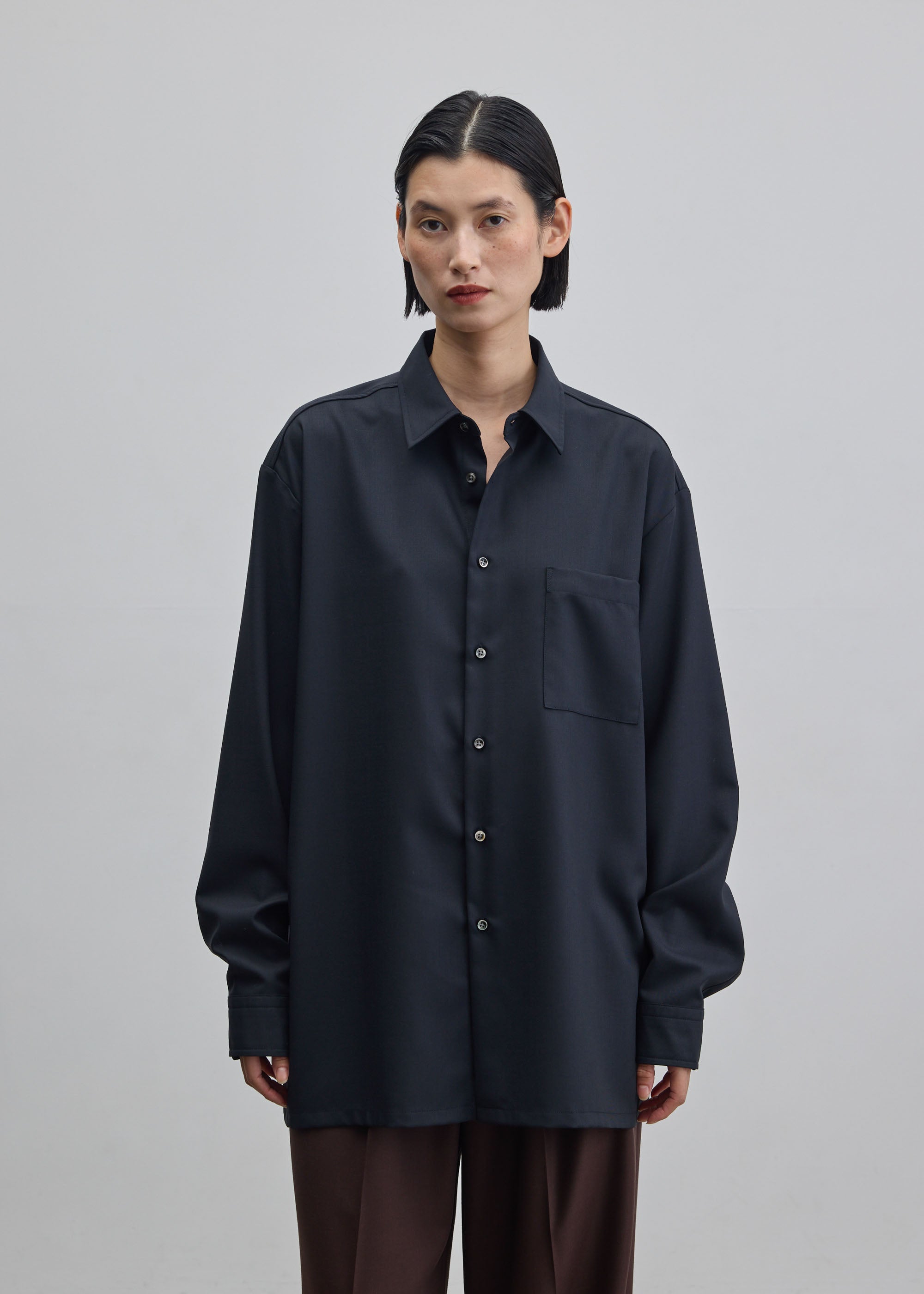 ウールツイルシャツ｜SOÉJU k - SOÉJU online store