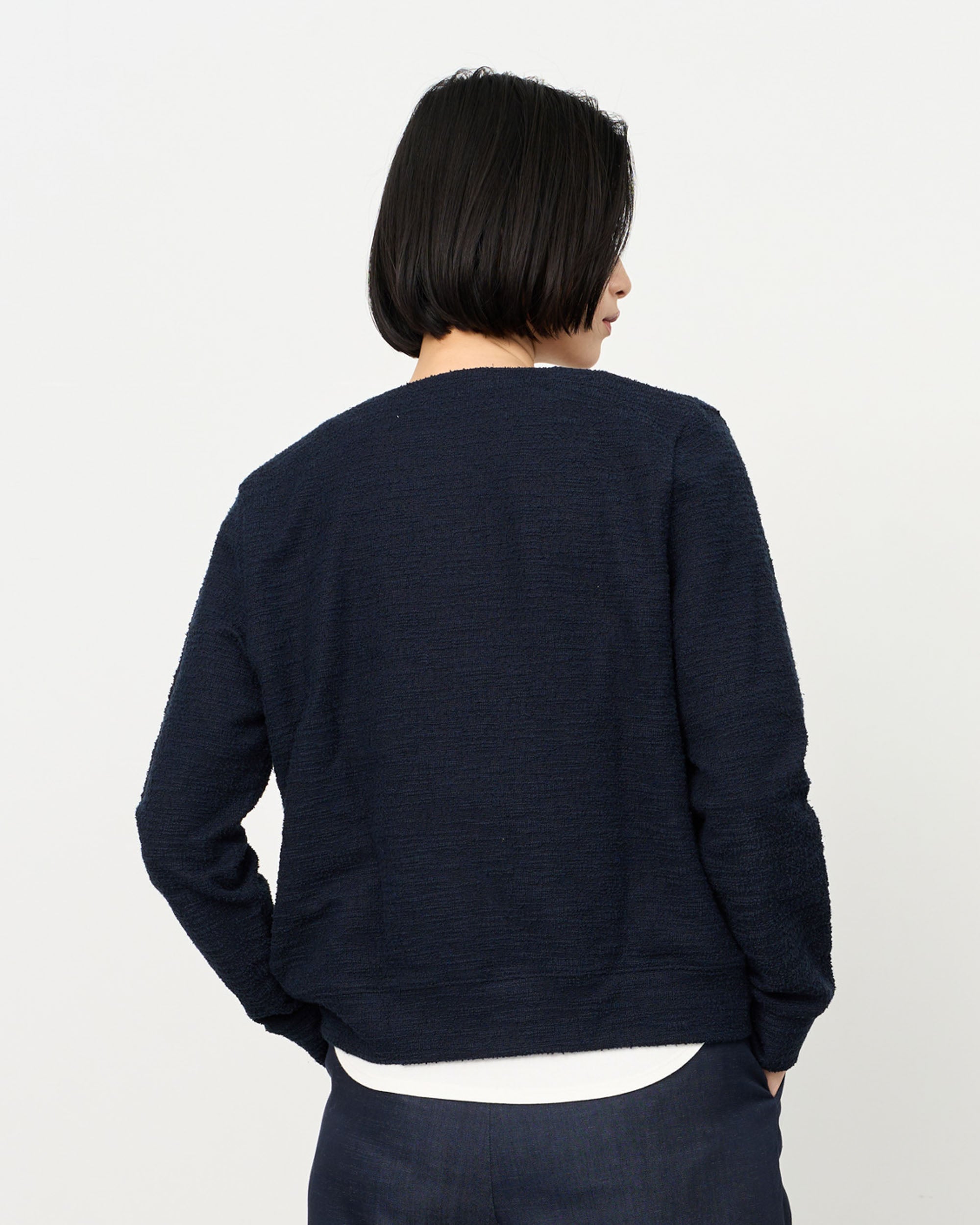 ジャケットライクツィーディーカーディガン - SOÉJU online store