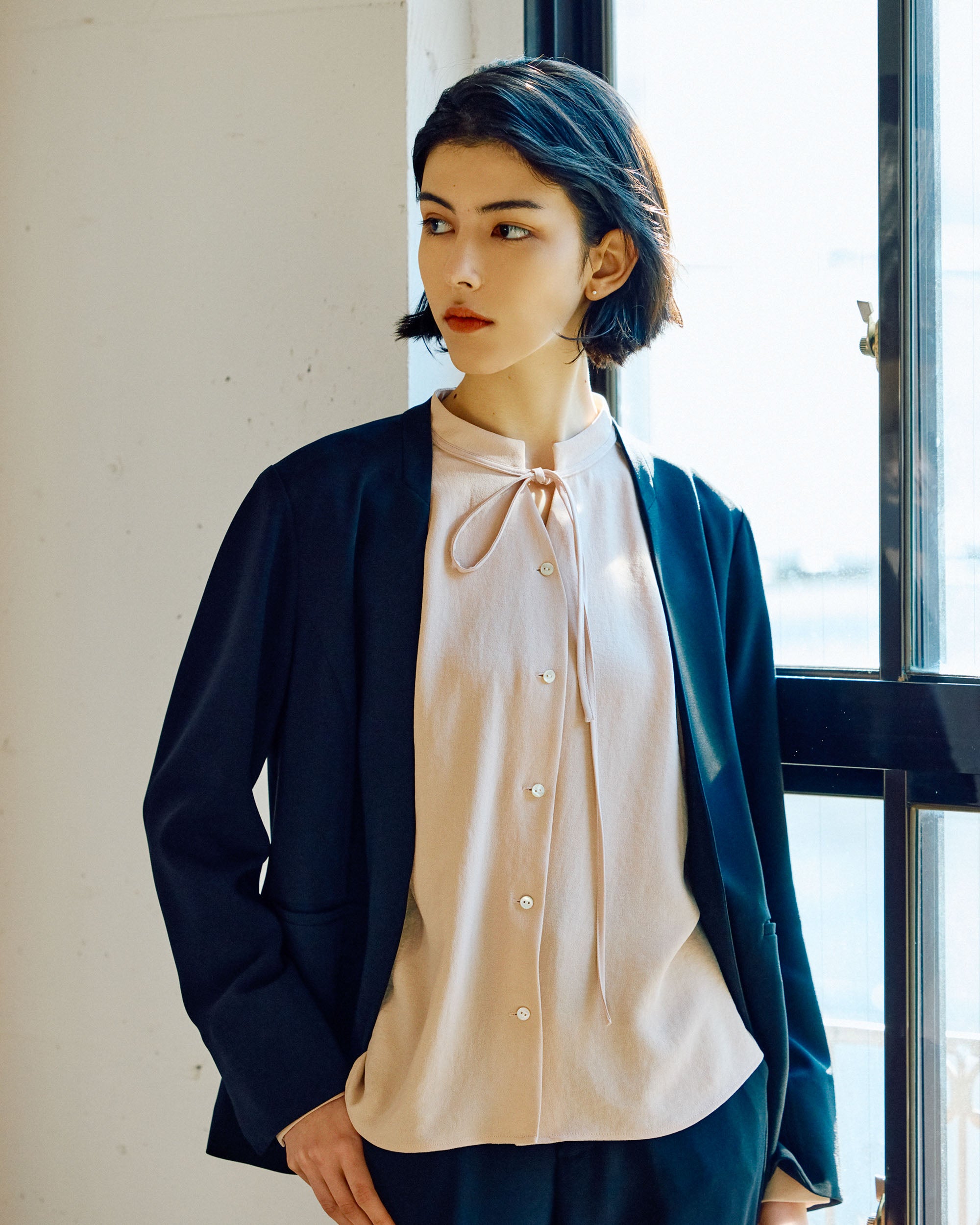 ジョーゼットリボンブラウス - SOÉJU online store｜上質な大人の女性