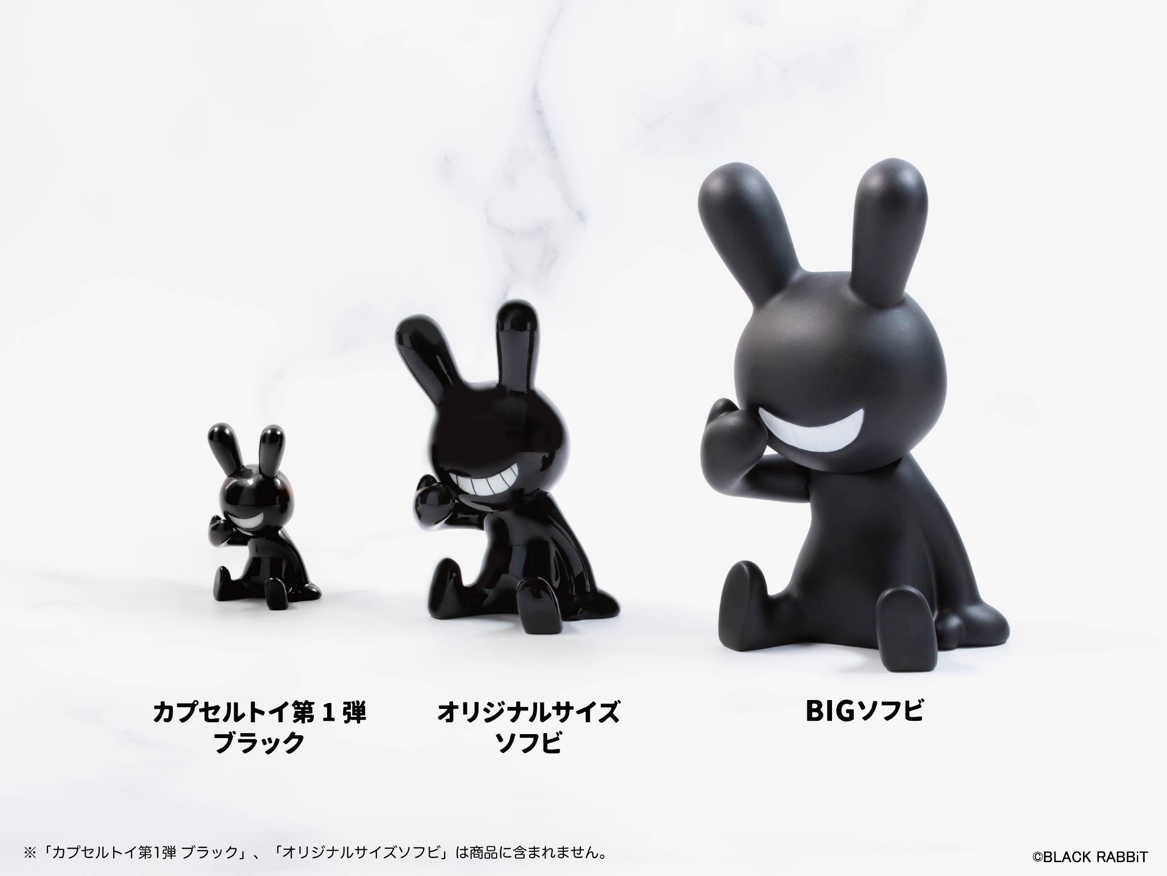 予約受付終了】BLACK RABBiT BIG SOFVI COLOR：ブラック《予約：2024年