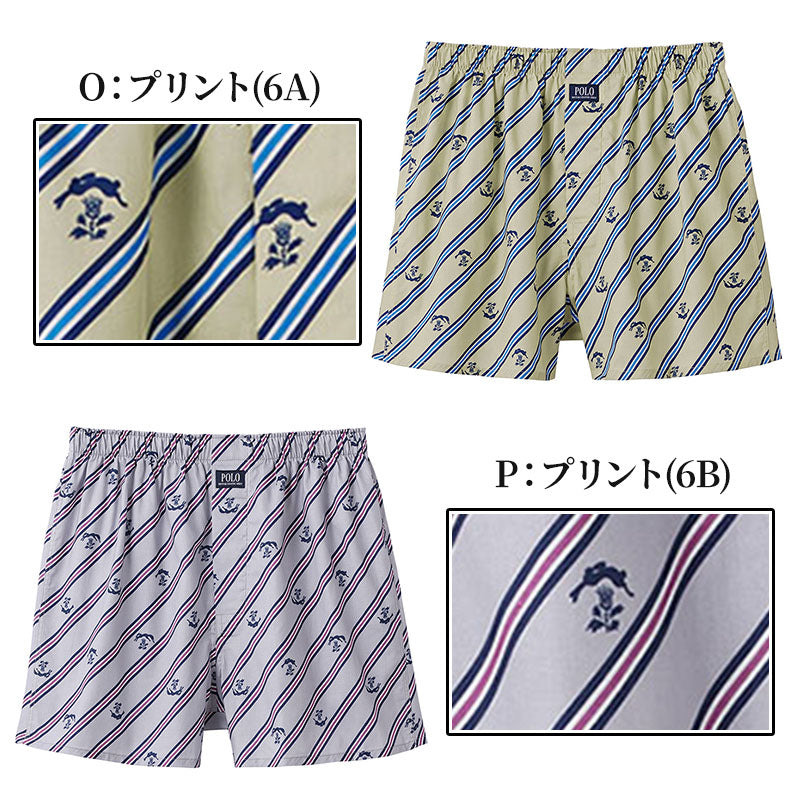 グンゼ インナーウェア POLO トランクス メンズ 前あき 綿100 M～LL