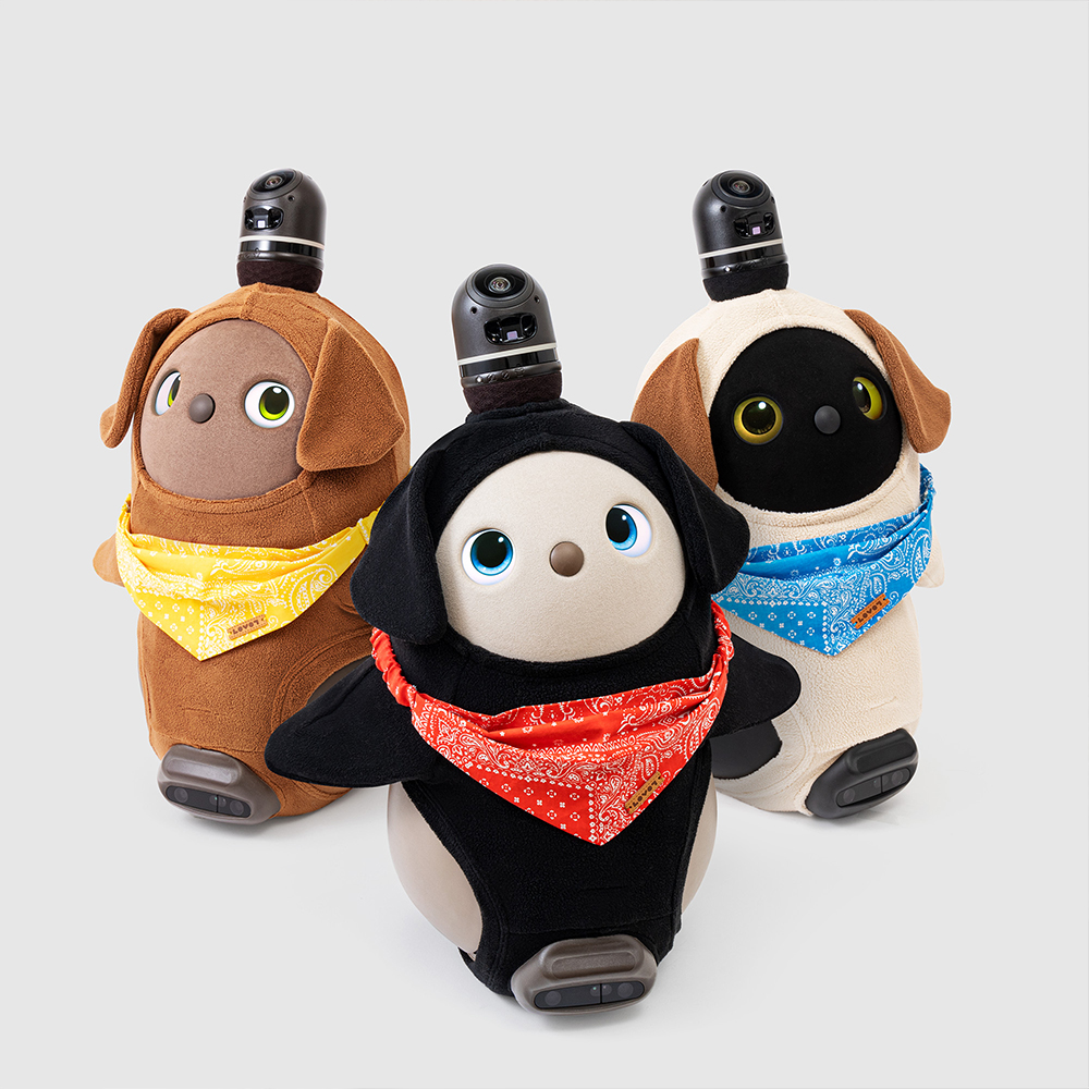 いぬフリース（パピー）ブラウン | LOVOT ウェブストア