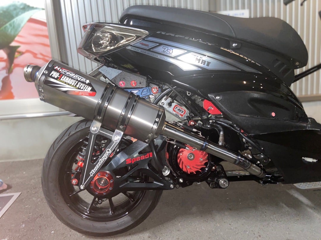 黒田屋のワンオフマフラー | 国内シグナスx泥沼日記