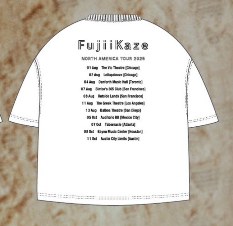 EU/NA TOUR 2025 通販限定グッズとバンメンさん発表！ | 風に吹かれた