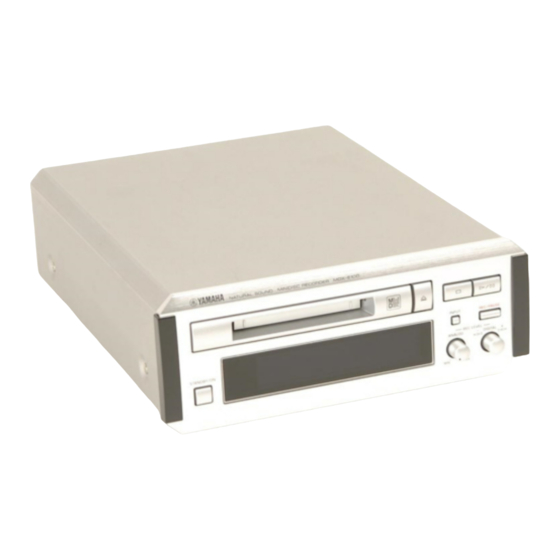 YAMAHA MDX-E100 OWNER'S MANUAL Pdf Download | ManualsLib