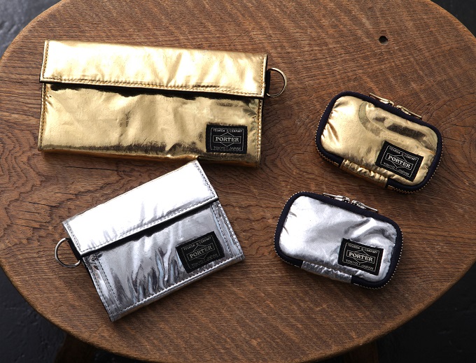 プティローブノアー×ポーター、ゴールド＆シルバーに輝くアイテムを