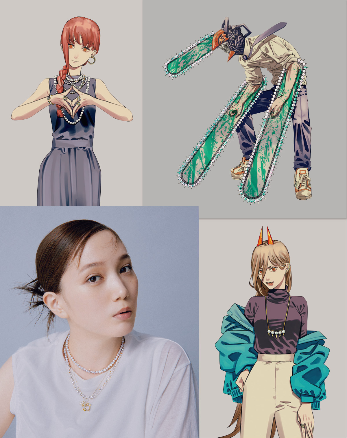 神秘的なフォルムに魅せられて | TASAKI × チェンソーマン