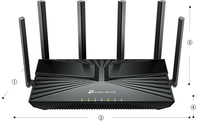 Archer AXE5400 | AXE5400 Tri-Band 6-Stream Wi-Fi 6E Router | TP-Link