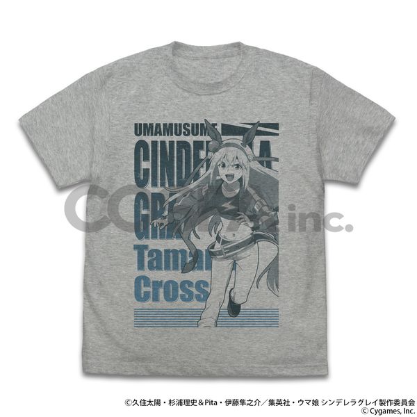 アパレル: ウマ娘 シンデレラグレイ タマモクロス Tシャツ MIX GRAY M