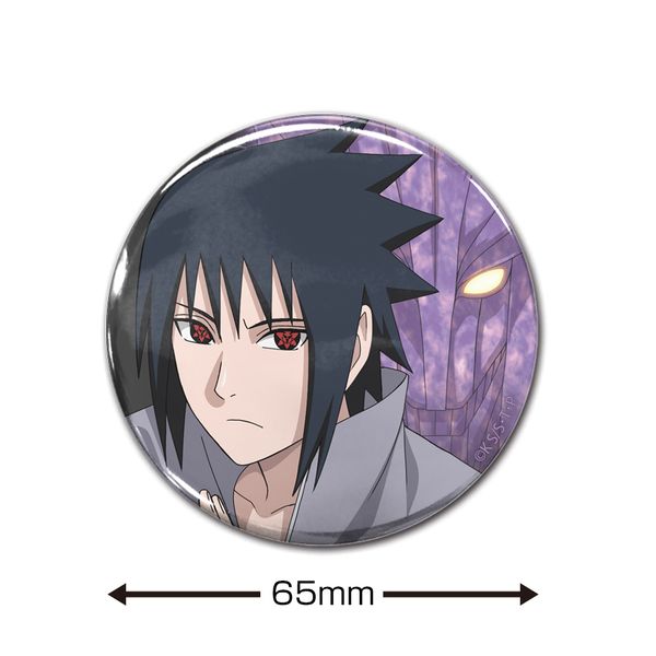 グッズ: NARUTO-ナルト- 疾風伝 描き下ろし うちはサスケ 65mm缶バッジ