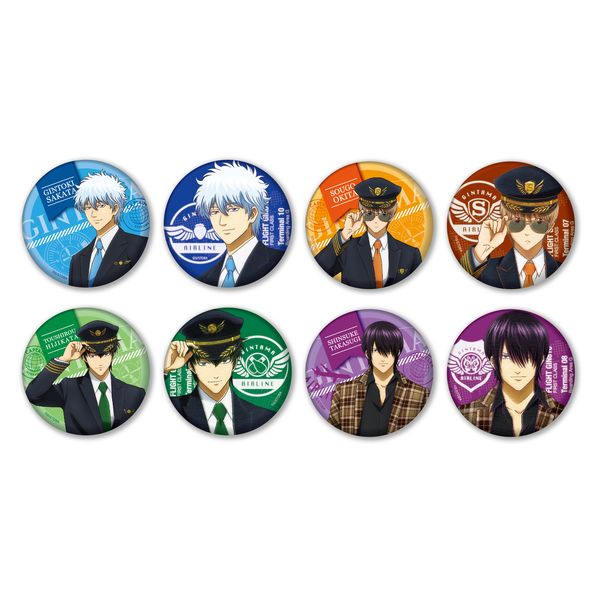 アパレル: 銀魂 きらきら缶バッジコレクション パイロットver. 【1BOX