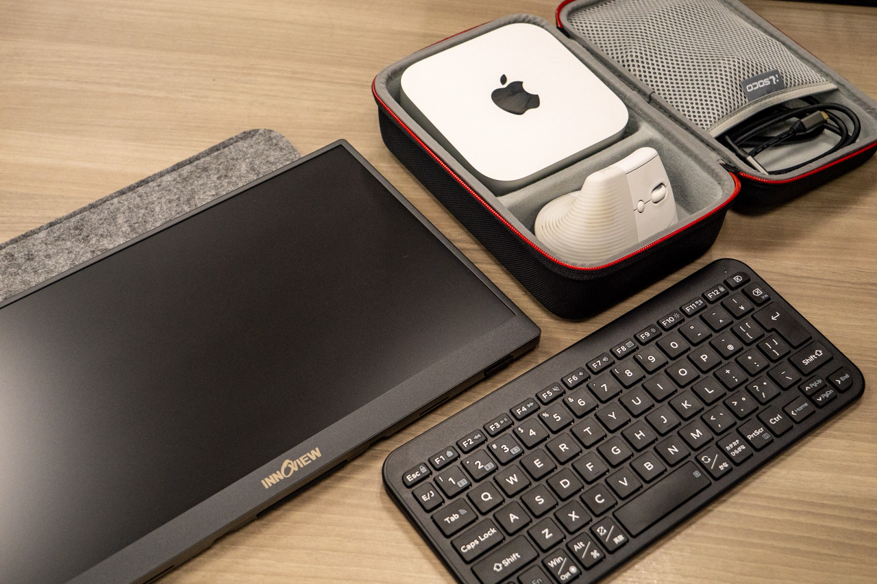 Mac miniをモバイル化したくて悩んだのは、結局ディスプレイと