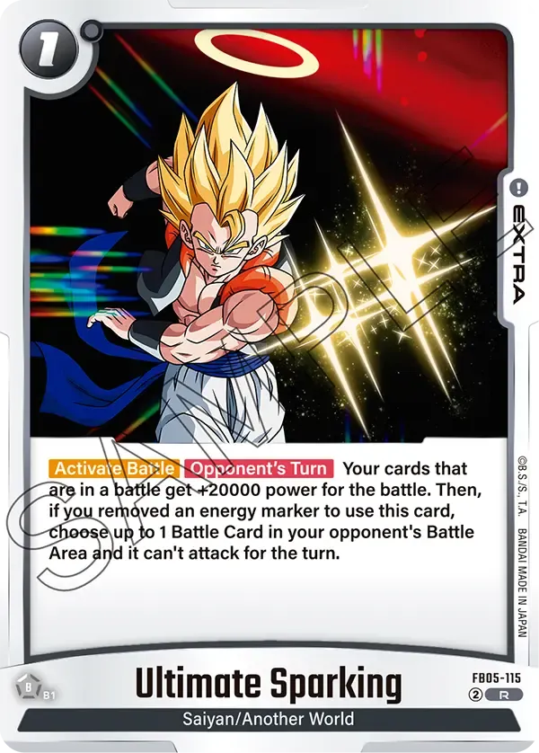 FB05-115 Ultimate Sparking Dragon Ball Super Card Game Fusion