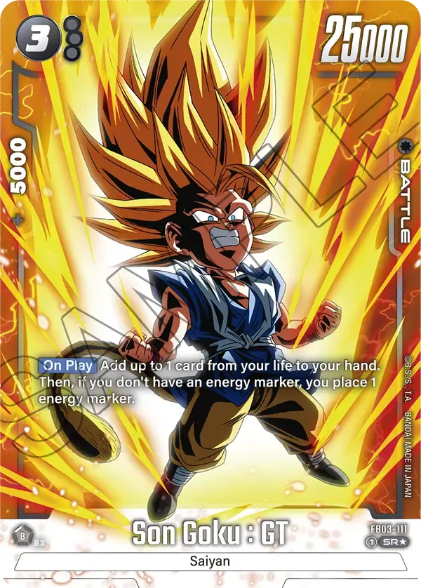 FB07-122 Son Goku : GT Dragon Ball Super Card Game Fusion World