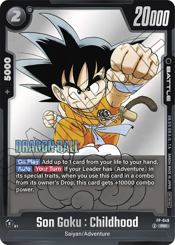 FS09-09 Son Goku : Childhood Dragon Ball Super Card Game Fusion