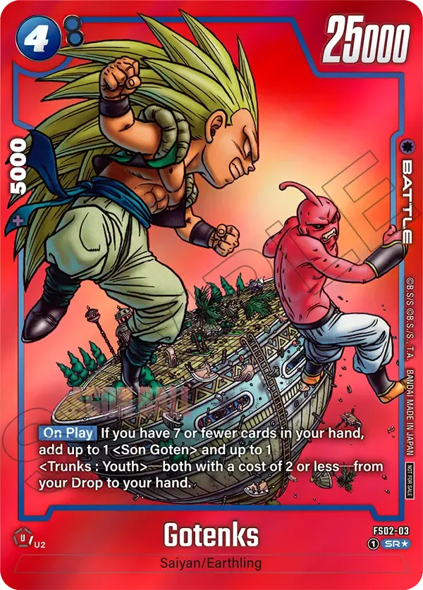 SB02-022 Gotenks Dragon Ball Super Card Game Fusion World Card