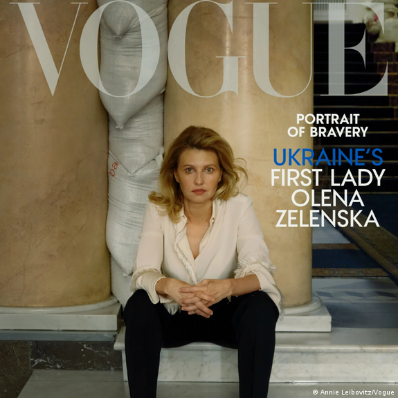 Olena Zelenska's Vogue cover sparks backlash