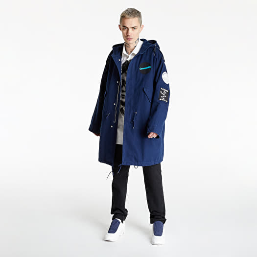 Jackets RAF SIMONS Medium Length Parka Navy (211-M710A-10080-0043