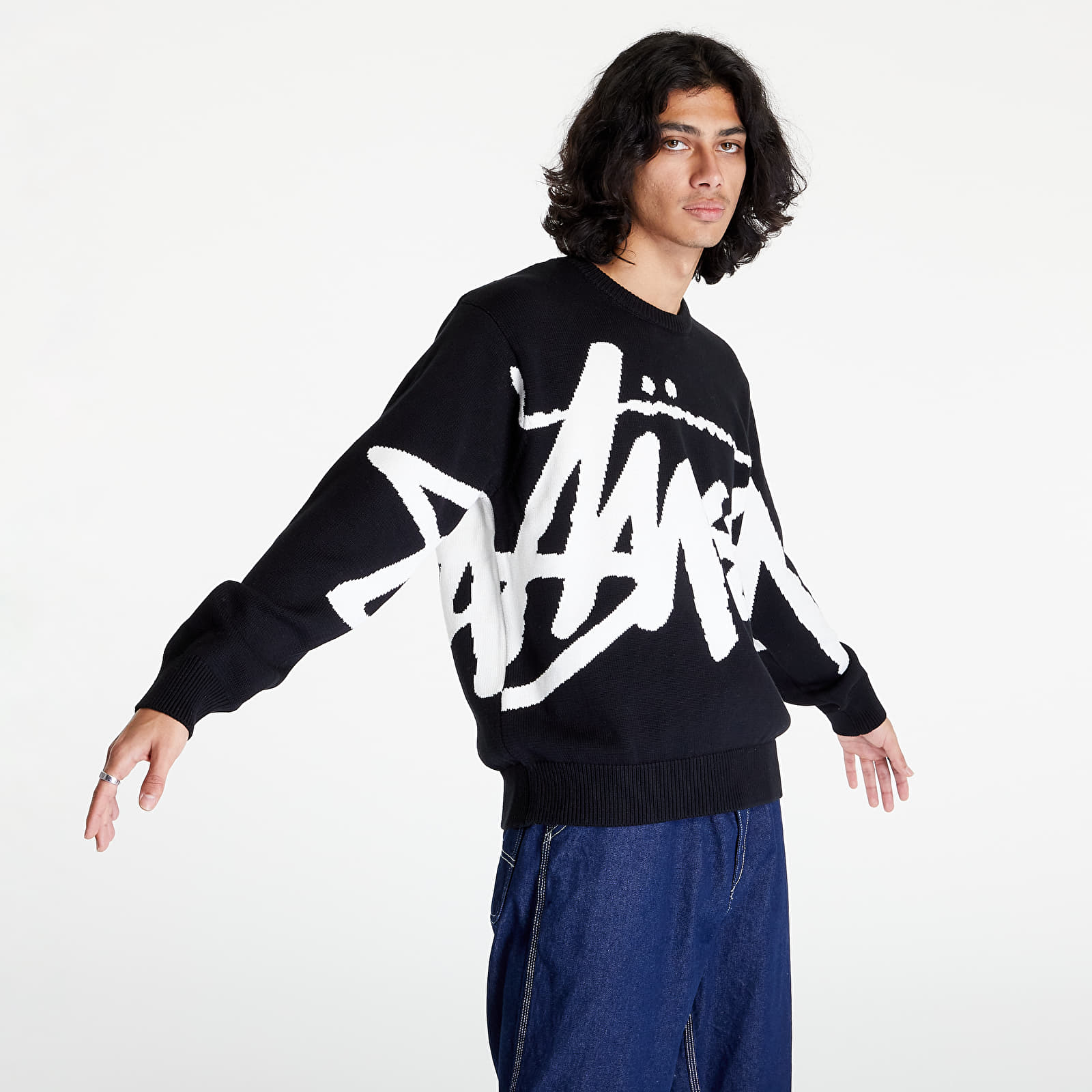 Sweaters Stüssy Stock Sweater Black (117152 black) | Footshop