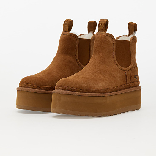 Women's shoes UGG W Neumel Platform Chelsea Chestnut (1134526-CHE