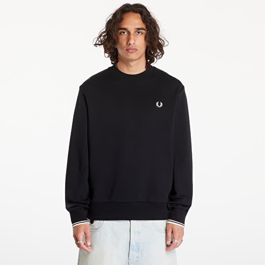 Hoodies and sweatshirts FRED PERRY Crewneck Sweatshirt Black