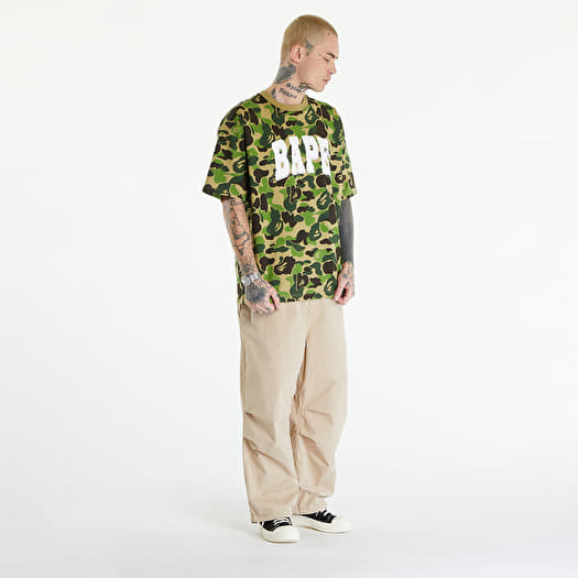 T-shirts A BATHING APE Abc Camo Relaxed Fit Bape Logo Tee Green