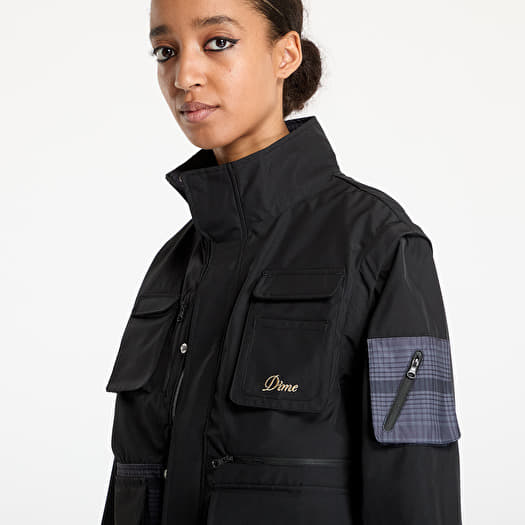 Jackets DIME Fishing Zip-Off Jacket UNISEX Black (DIMEFA241BLK