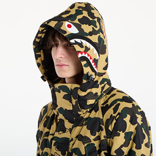 Jackets A BATHING APE 1St Camo Shark Snowboard Jacket M Yellow
