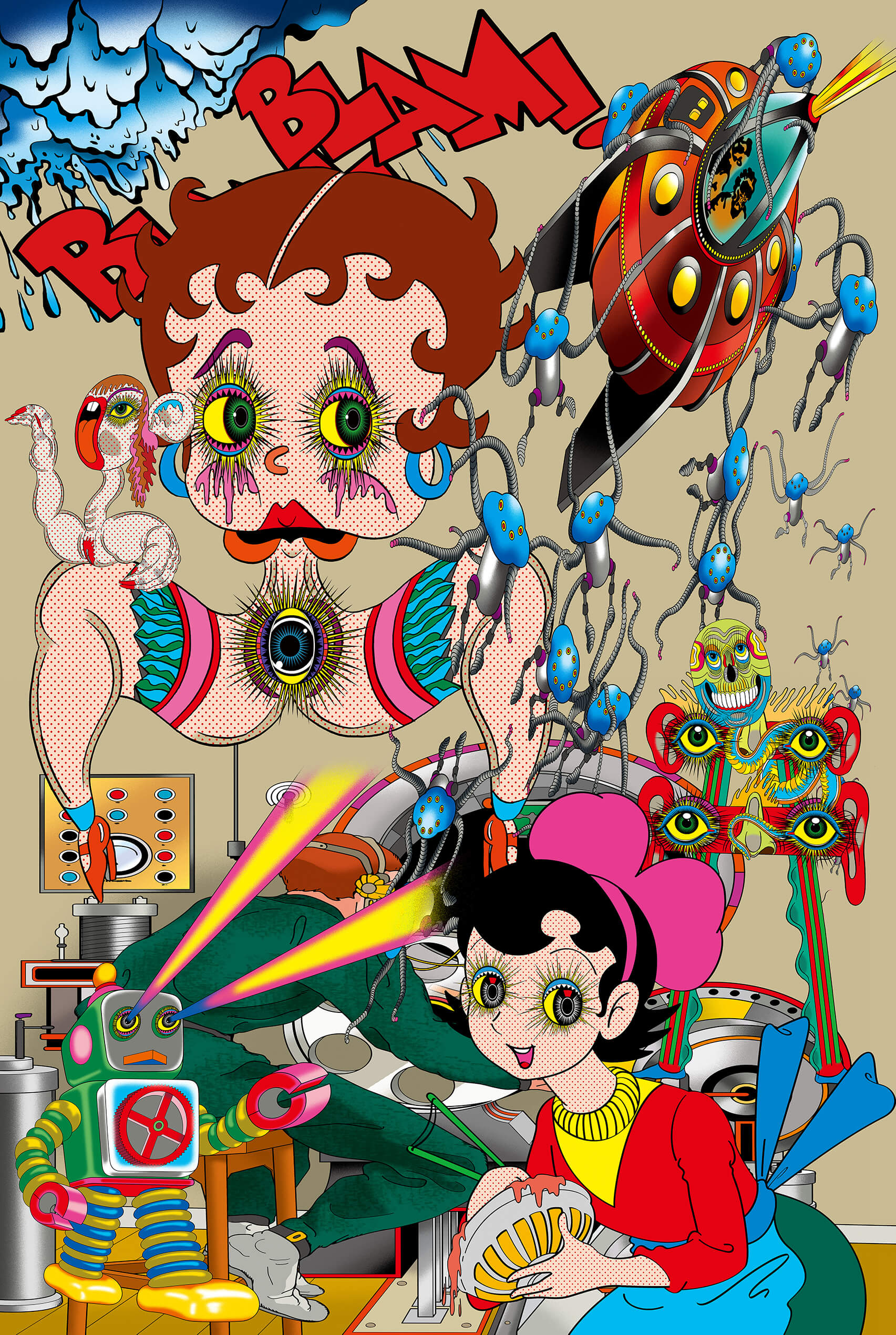 HONEYEE.COM | 田名網敬一 と 赤塚不二夫 がスペシャル