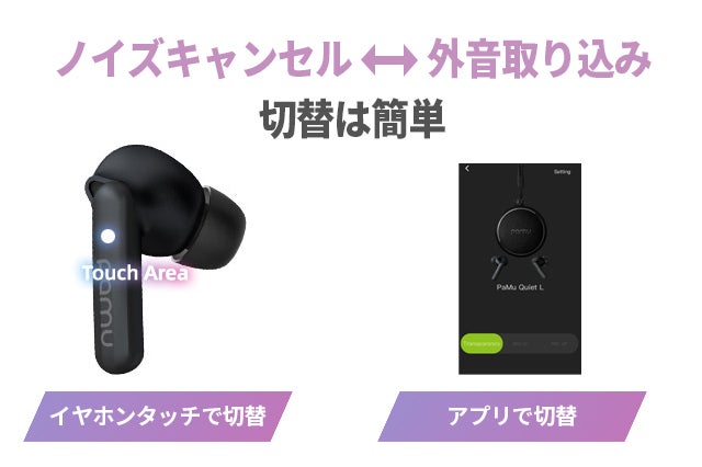 静寂の新体験＞業界最高クラス-40dBの新世代ノイキャン PaMu Quiet