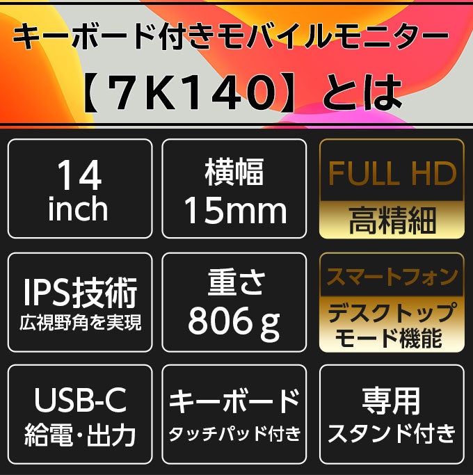 スマホがPC化する！大きな画面とキーボードで移動時間も作業がはかどる