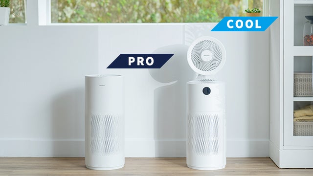 空気清浄機とサーキュレーターをIoTで1つに。清浄した空気を風に乗せ