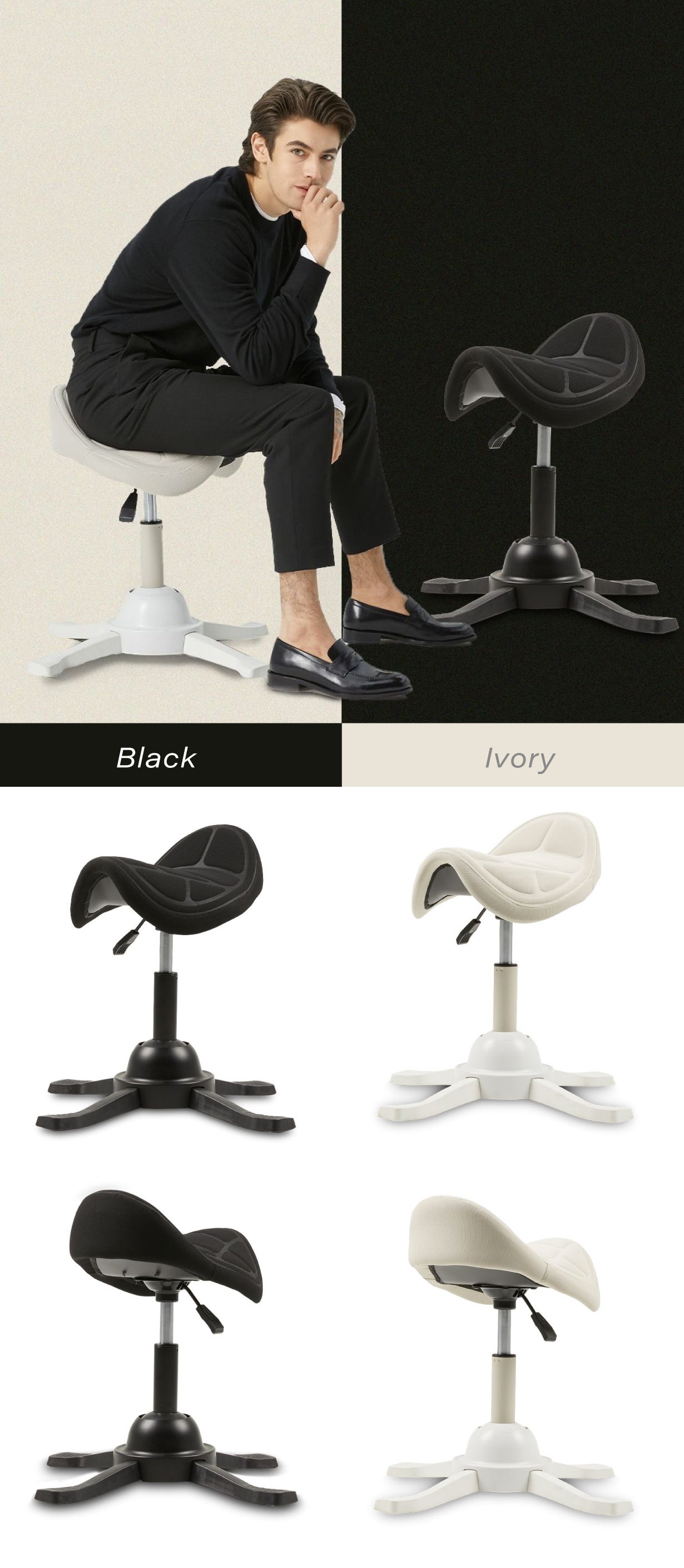 デスクワークの負担を軽減!座ってわかる揺れと心地良さ「ホース