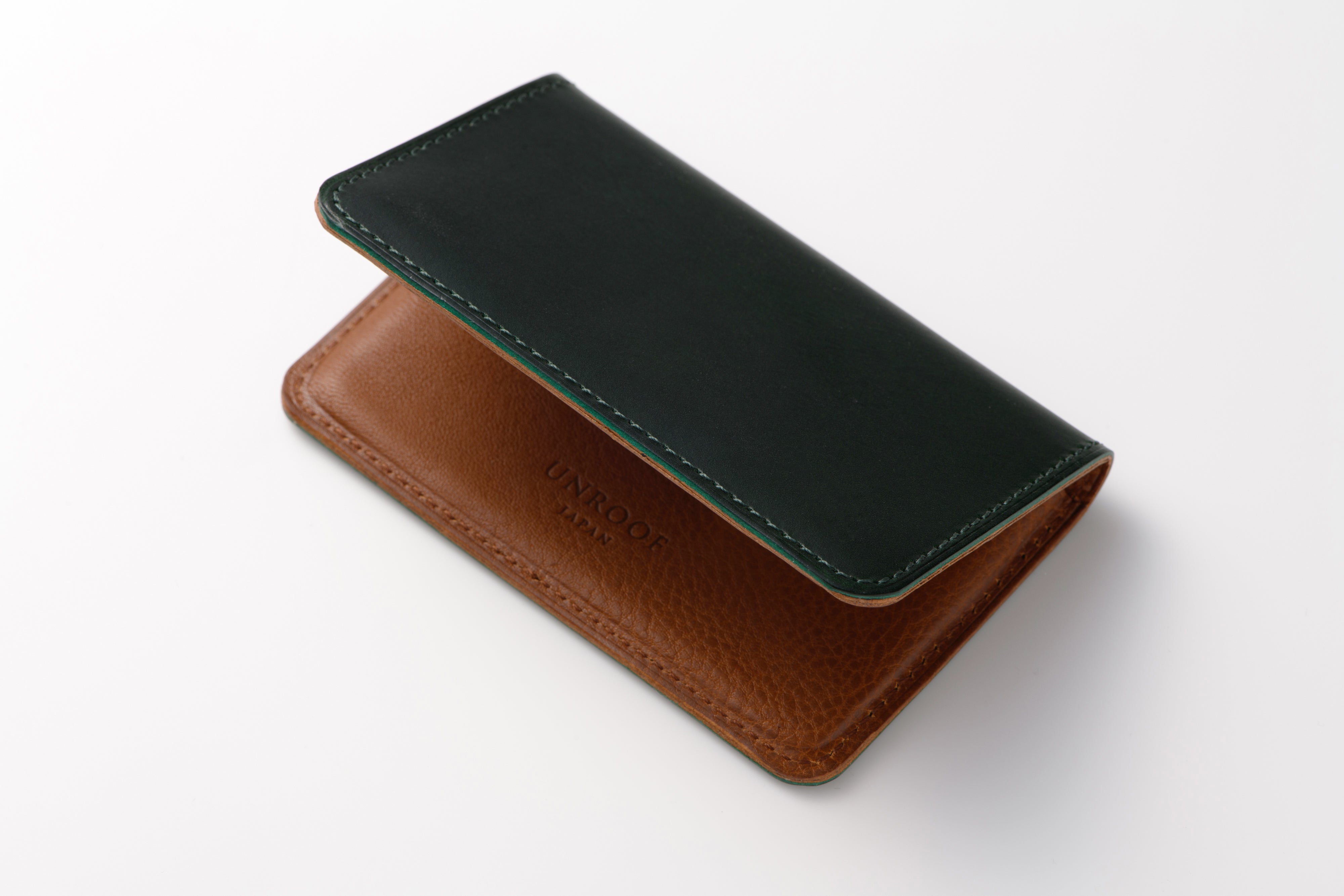 本革名刺入れ／イタリアンレザー：グリーン – Makuake STORE