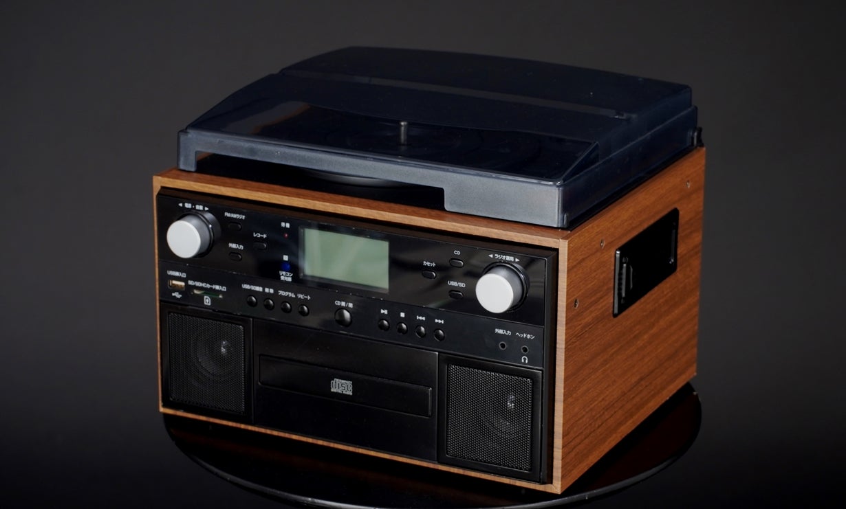 レコード、CD、カセットテープも1台で完結！録音できるマルチ