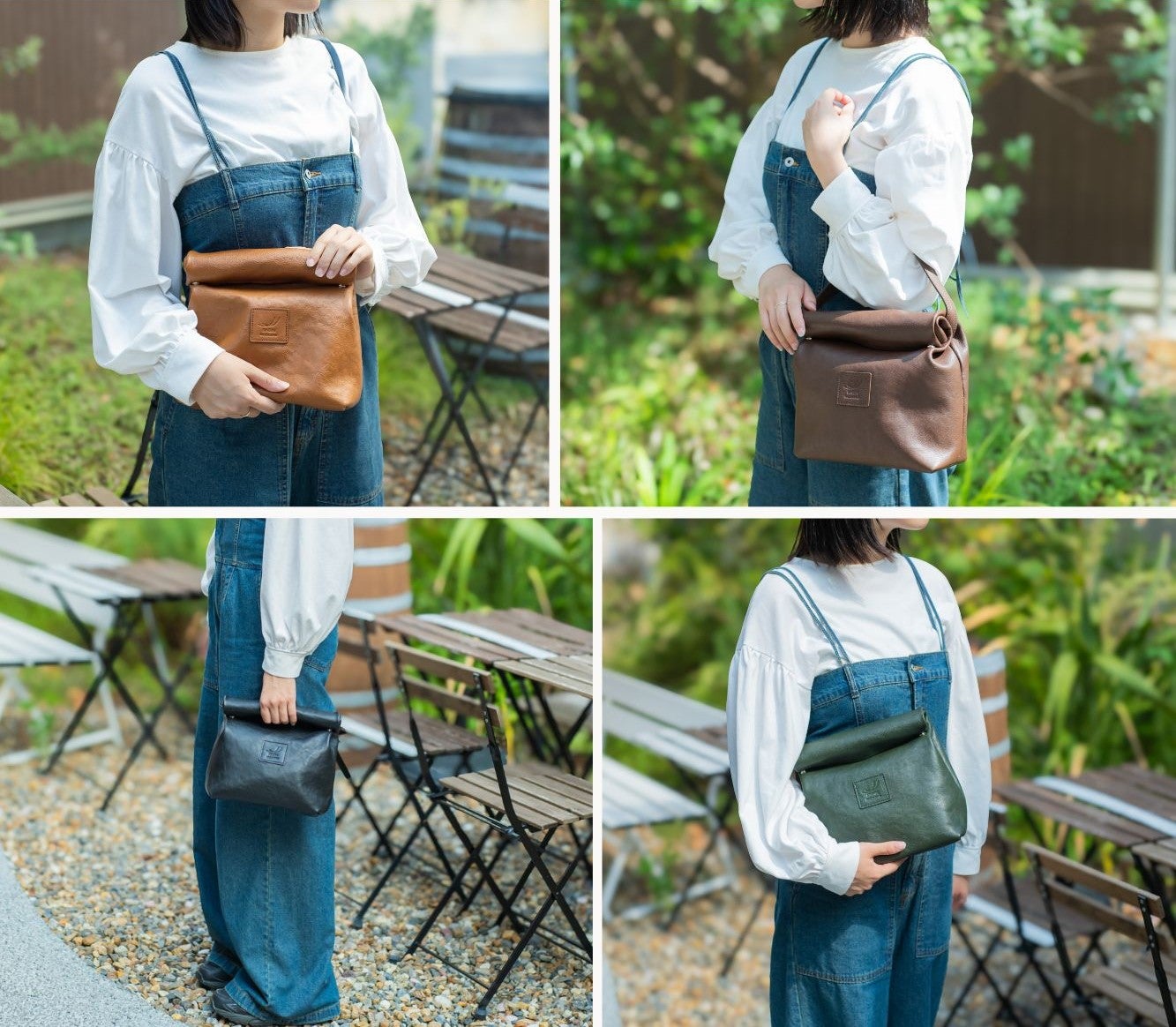 クラッチバッグなのに大容量】バッグ職人が本革で作ったパン屋の紙袋風