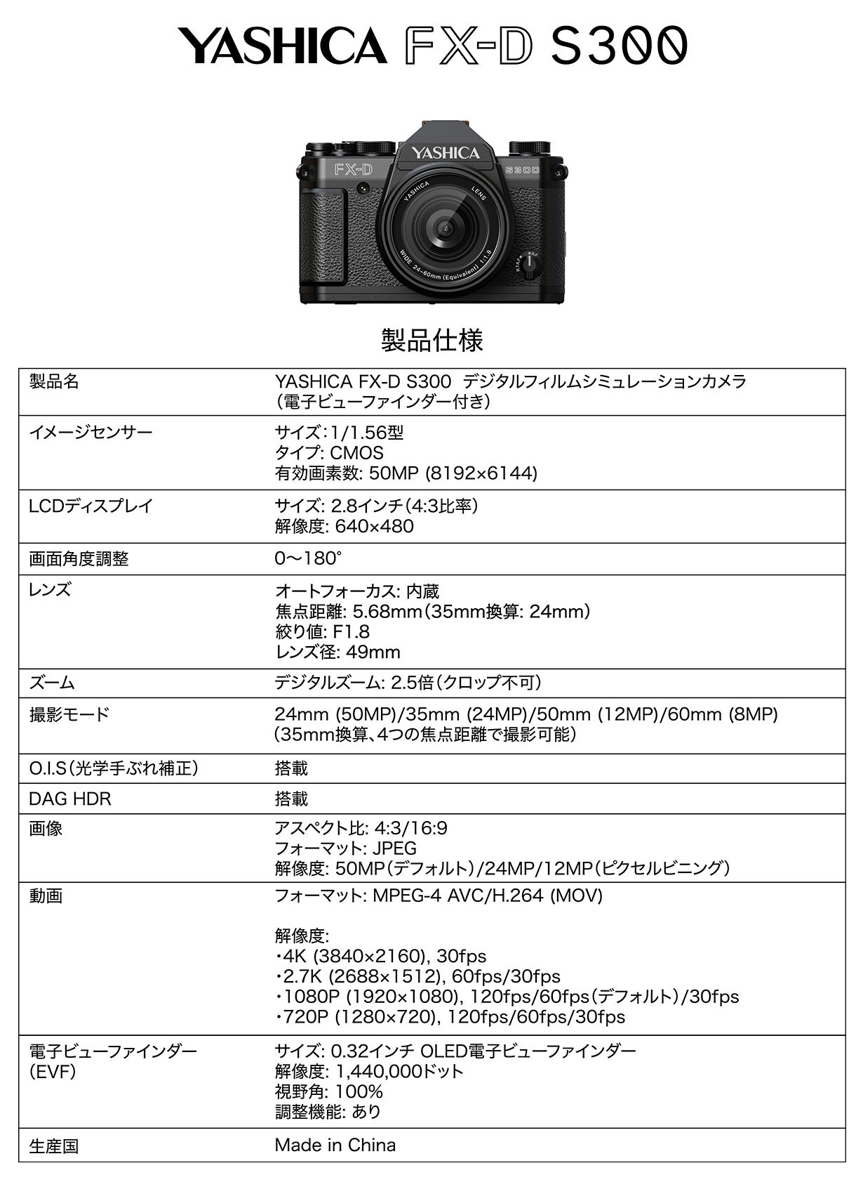 ノスタルジーを写す、新世代デジタルカメラ YASHICA FX-D｜マクアケ