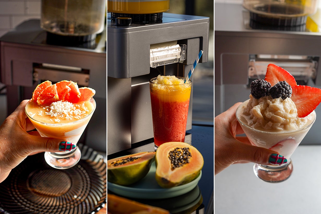 無限アレンジ×15食感で、毎日が新発見。急速凍結フローズンマシン