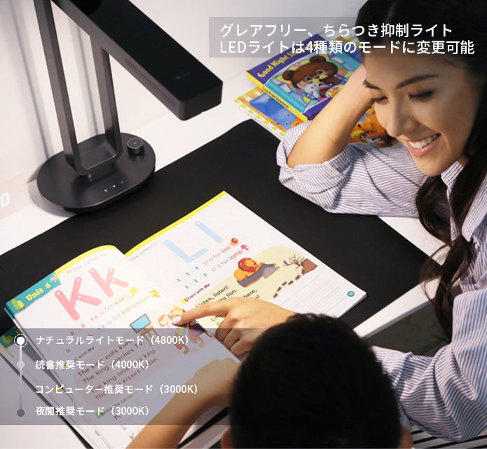 誰でもワンタッチでデジタル化！デスクライト兼用・超高速スマート