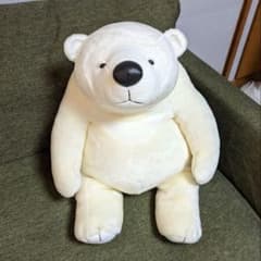 マレーちゃん 白 LL サイズ モンスイユ ぬいぐるみ 人形 くま クマ 熊