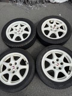 シビック ek9純正ホイール タイプR 15インチ 8本2セット (引き取り