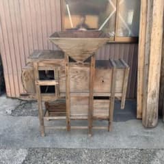 唐箕 木製の脱穀機 no.1 飛騨の農機具 - メルカリ